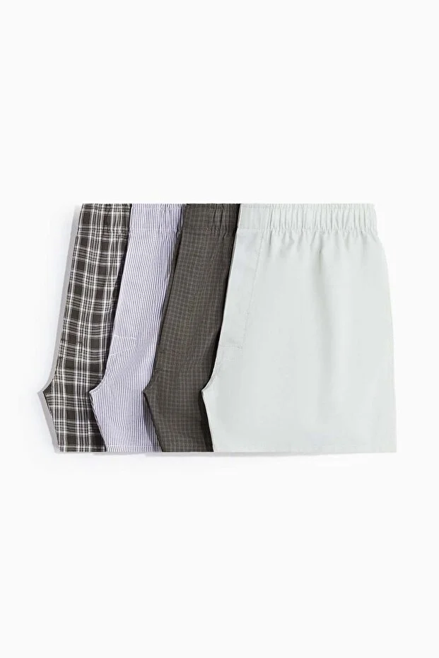 H&M 4-pack woven boxer shorts