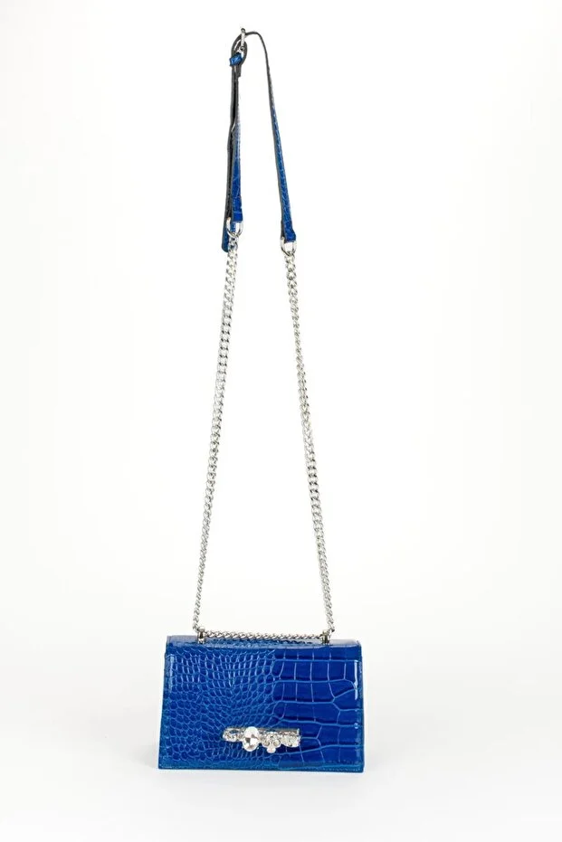 Monalisa Home Cross Row Stone Luxury Evening Bag