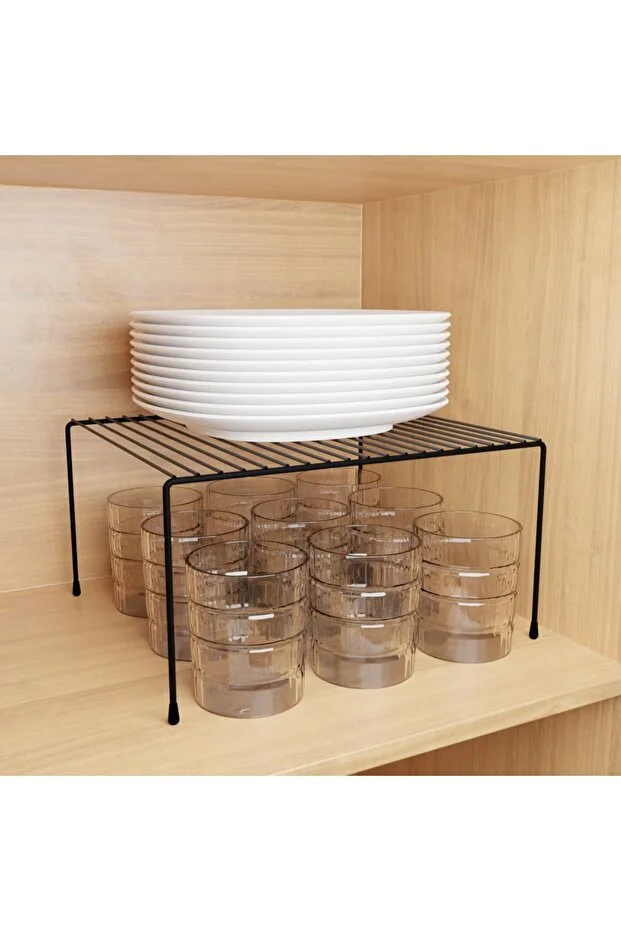 zabata Cabinet Organizer Countertop Bathroom Plate Cup Kitchen Bathroom Organization