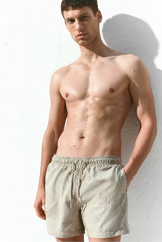 H&M Patterned swim shorts