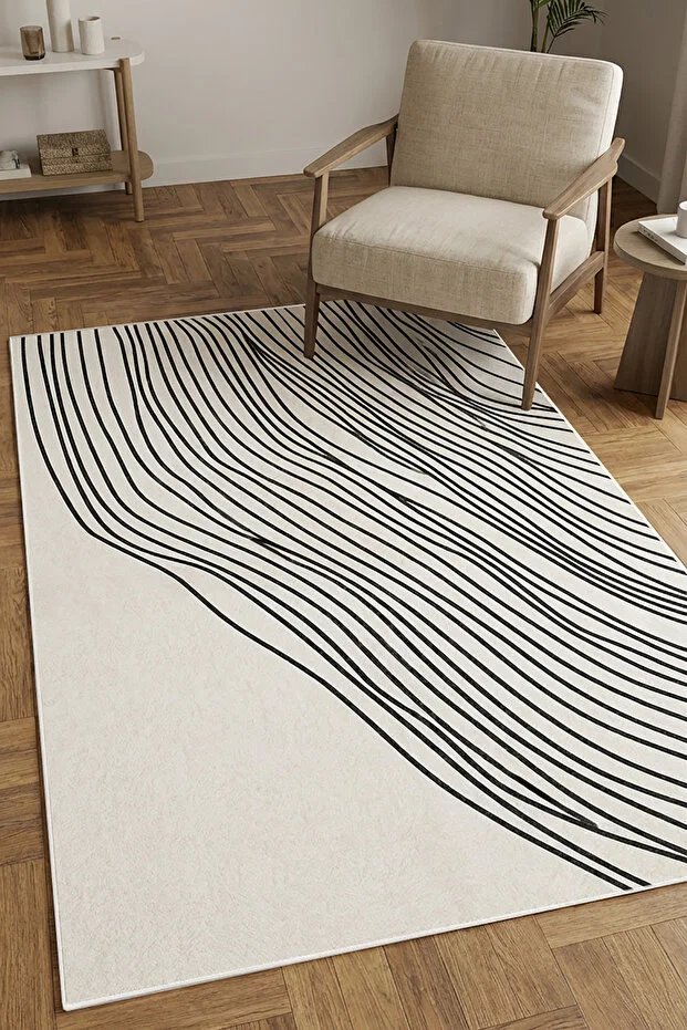 Decomia Home Digital Non-Slip Washable Modern Living Room Carpet Kitchen Carpet Hallway Carpet Carpet