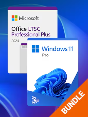 Microsoft Windows 11 Pro & Microsoft Office 2026 LTSC Pro Plus Bundle (PC) - Microsoft Key - GLOBAL