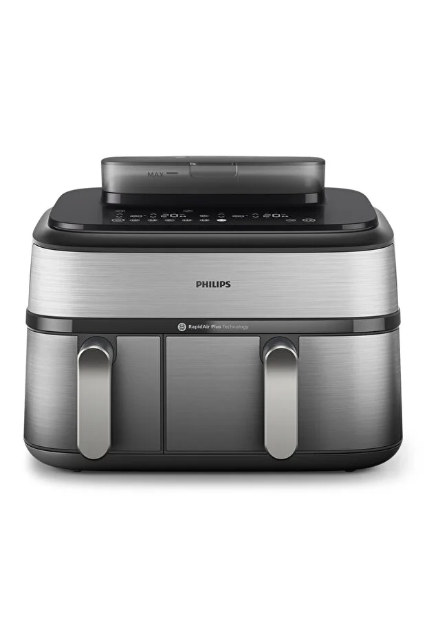 Philips 5000 Series Dual Basket Airfryer NA555/09, 2 Years Warranty