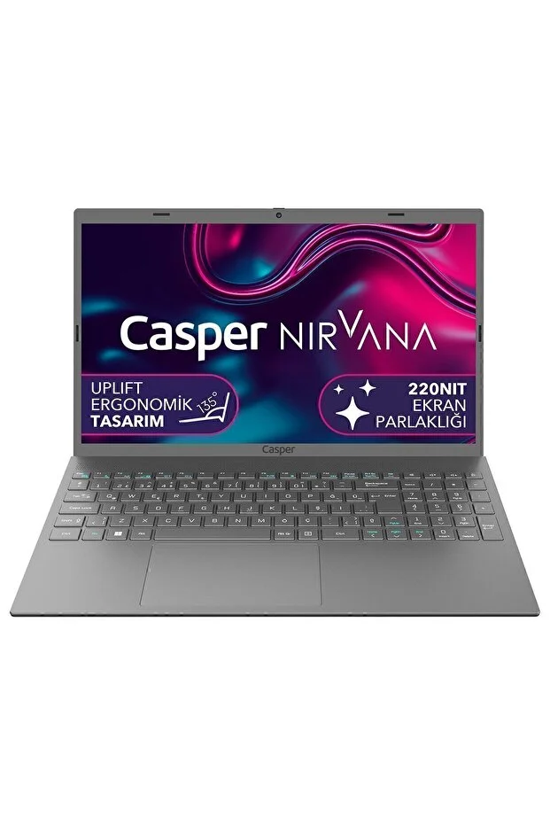 CASPER Nirvana Intel Celeron N4020 4Gb Ram 120Gb Ssd Windows 11 Home 15.6" Hd Laptop C370.4020-4C00B