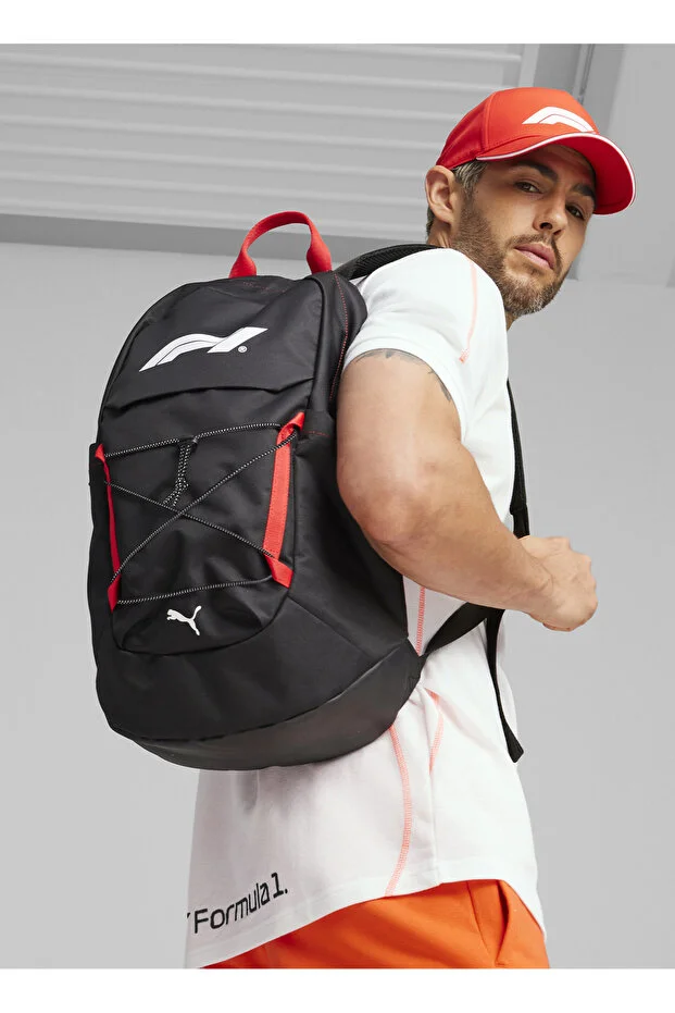 Puma 09056001 F1 Backpack Black Unisex 28X14X48 cm Backpack
