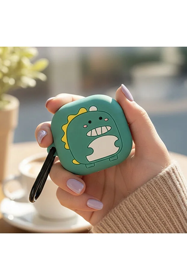 Samsung Caseonn Galaxy Buds Core Case with Character Figure Dinosaur Green