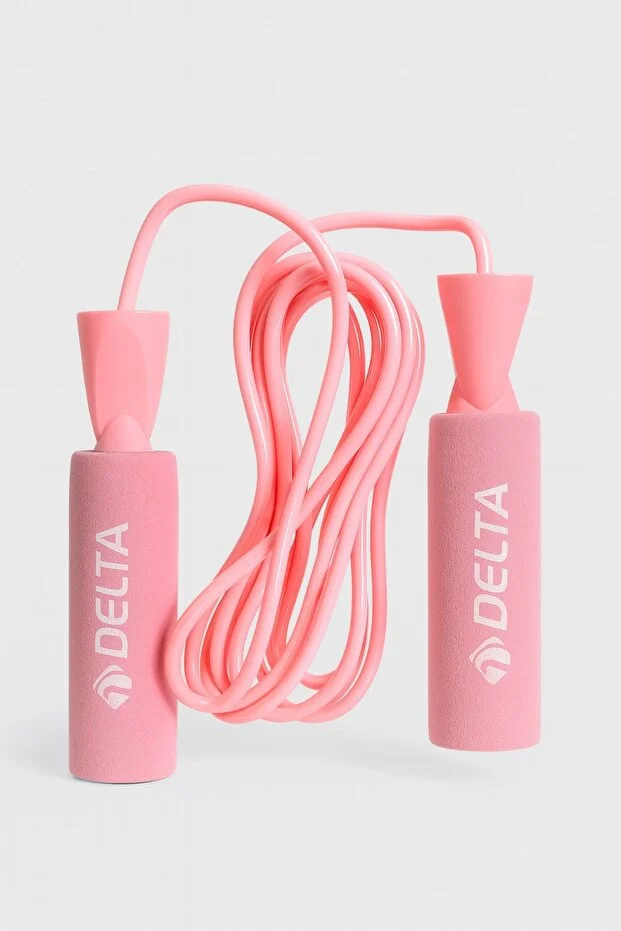 Delta Deluxe Ball Bearing Adjustable Jump Rope with Sponge Handles