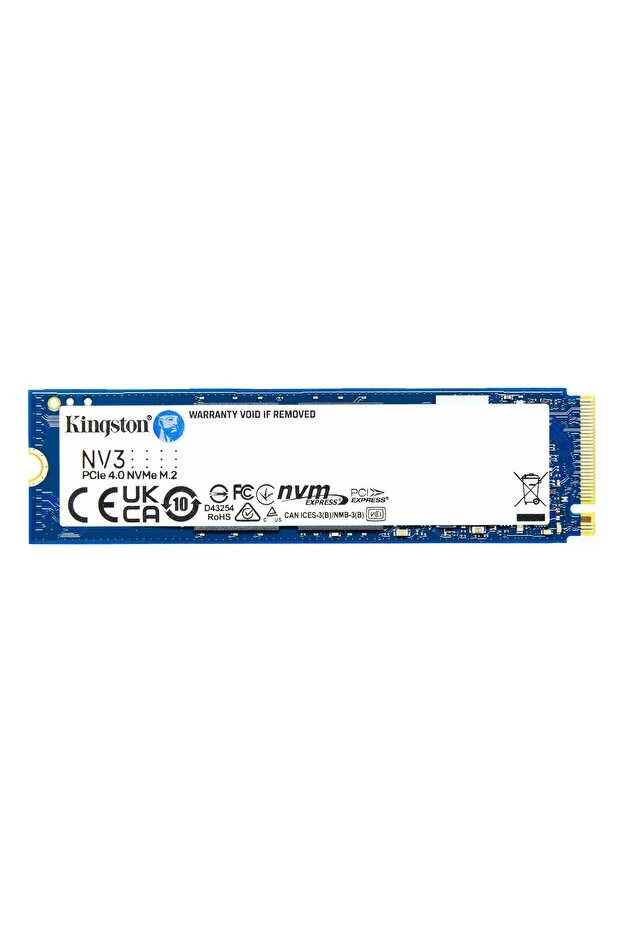 Kingston Nv3 Snv3S/4000G 4Tb (6000/5000Mb/S) M.2 2280 Pcie 4.0 Nvme Ssd