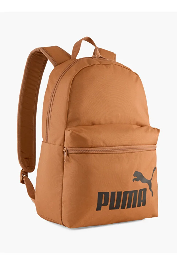 Puma Logo Print School Backpack with Adjustable Shoulder Straps and Zip Closure - W 32 x H 44 x D 16 cm
