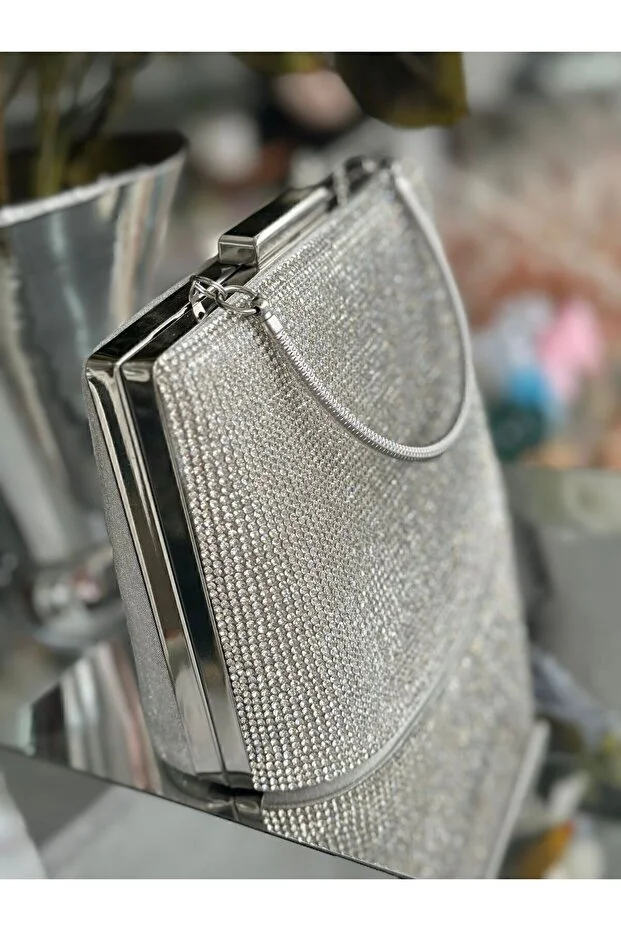 Blacktavern EVENING DRESS BAG BUCKET MODEL STONED WEDDING INVENTION SPECIAL DAYS