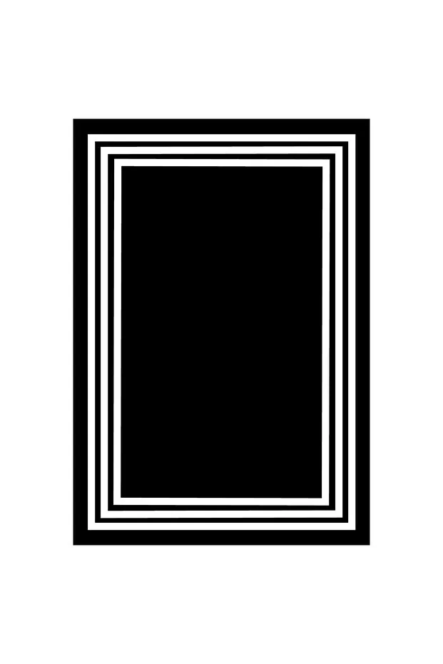 Decomia Home Digital Non-Slip Washable Modern Black Living Room Carpet Kitchen Carpet Hallway Carpet Carpe