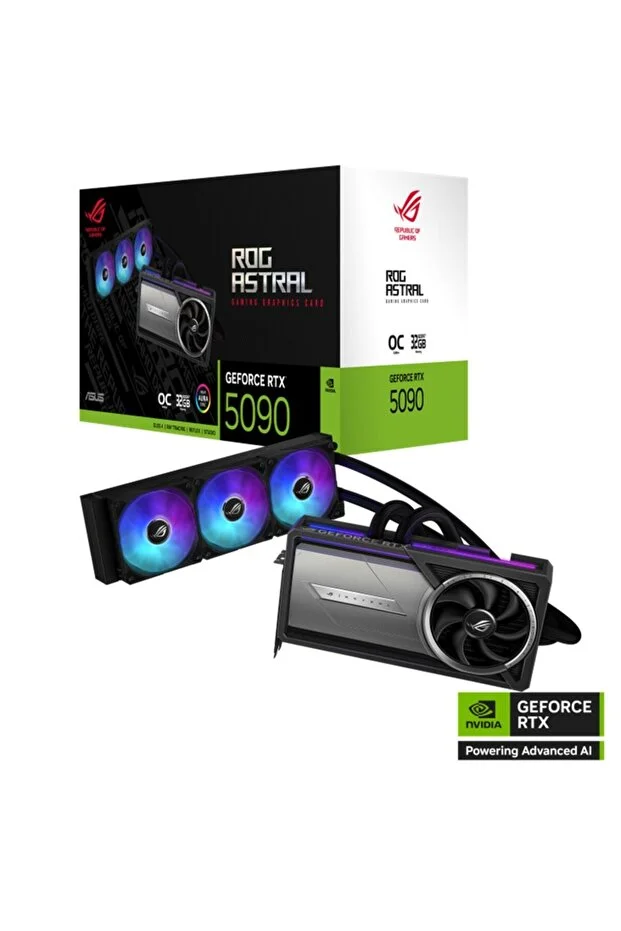 Epilons Asus Geforce Rog-Astral-Lc-Rtx5090-O32G-Gaming 32Gb Gddr7 512Bit 2Xhdmi 3Xdp Graphics Card