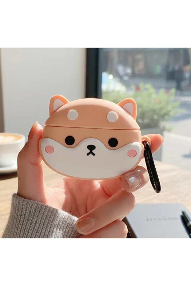Samsung Caseonn Galaxy Buds 3 Fe Case Shiba Dog with Character Figure
