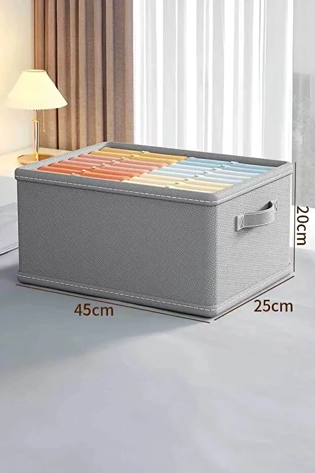 HERA CONCEPT 4Pcs Luxury Closet Organizer, Shelf Organizer, Foldable Clothing Storage Box-45 Cmx30 Cmx20Cm