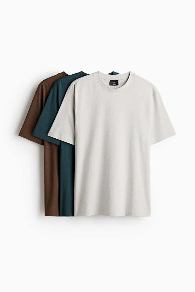 H&M 3-pack Regular Fit T-shirts