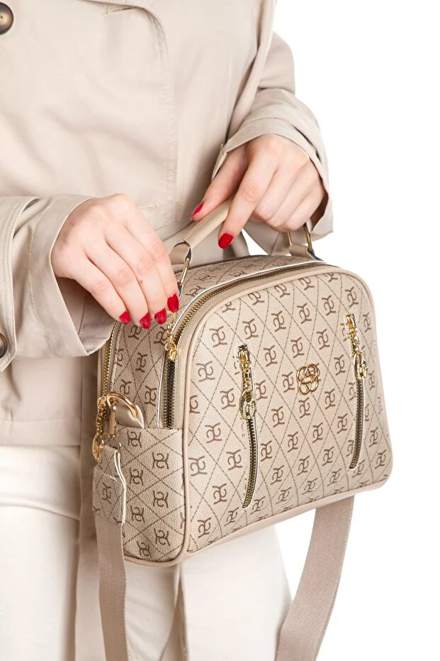 Newish Women's Fabric Long-Strap Hand and Shoulder Bag